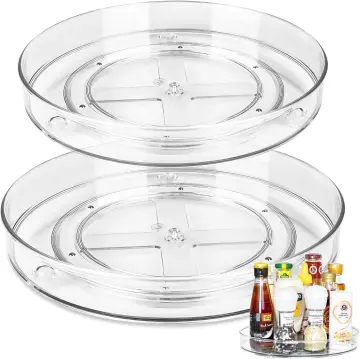 Mini Lazy Susan Turntable: Cake Stand, Kitchen Organizer, Spice