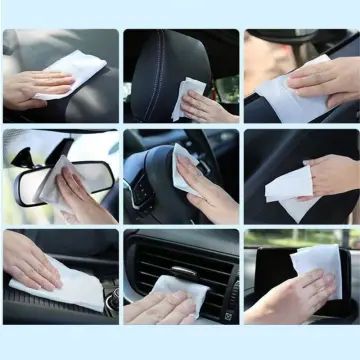 Glass Cleaner Wipes For Car Oil Film And Glass Cleaning Wet Wipes