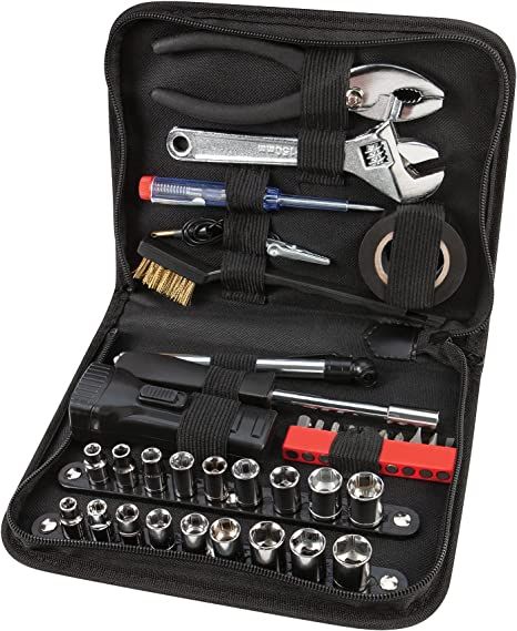 Tool Kit For Home General Household Hand Tool Set With Solid Carrying Tool Box Home Repair