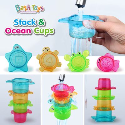 GMF Interesting Parent Child Interactive Toys Realistic Play With Water Fishing Toy Childrens Fishing Toys Bath Toys Fishing Pinch Music