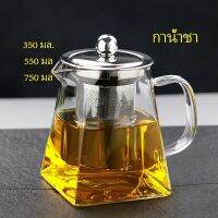 Chang กาชงชา กาแก้ว  ตัวกรองสแตนเลส ก้นออกแบบเป็นเหลี่ยม ไลฟ์สไตล์เม็กซิโก Glass teapot