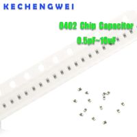 【YF】♚☈☍  100pcs 0402 SMD Chip Multilayer Capacitor 0.5pF - 10uF 10pF 100pF 1nF 10nF 15nF 100nF 0.1uF 1uF 2.2uF 4.7uF