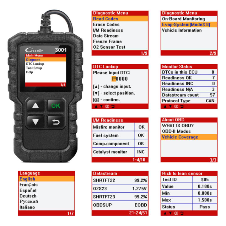 xinsu-จัดส่งรวดเร็ว-เปิดตัวเครื่องสร้าง-x431-cr3001-obd-ii-เครื่องอ่านโค้ด