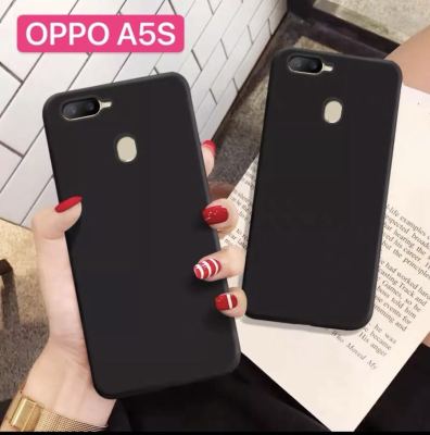 ส่งจากกรุงเทพ เก็บเงินปลายทาง เคสโทรศัพท์ต้านเชื้อแบคทีเรีย Case OPPO A5S เคสโทรศัพท์ออฟโบ้ a5s เคสนิ่ม tpu เคสสีดํา เคสซิลิโคน Oppo A5s สวยและบางมาก