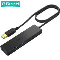 【ร้อน】 QGeeM USB Hub 3.0อะแดปเตอร์เครื่องอ่านบัตรแยก USB สำหรับ Xiaomi แล็ปท็อป Macbook Pro 2015 5 USB 3.0 Hub สำหรับพีซีอุปกรณ์คอมพิวเตอร์