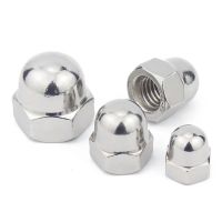 DIN1587 SS304 Stainless Steel Hex Cap Nut Domed Nuts For Decrotive M3 M4 M5 M6 M8