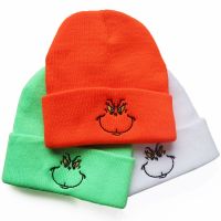 Anime Cartoon Cosplay Embroidered Knitted Hat Pullover Warm Hat Hip Hop Halloween Props Accessories Gifts Hat