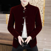 Casual Small Suit Male 2021 Spring and Autumn Thin Men Handsome Standing Collar Suit Jacket Korean Version of The Fashion Single