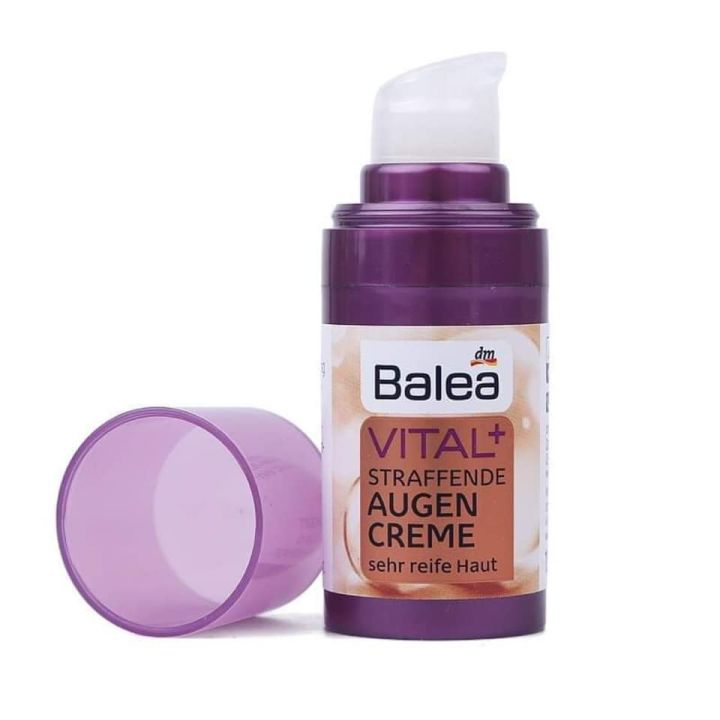 balea-vital-firming-eye-cream-15-ml-ครีมบำรุงรอบดวงตา-balea-สำหรับผิววัย-50-ดูแลผิวรอบดวงตาอย่างเข้มข้นและช่วยลดความลึกของริ้วรอยอย่างอ่อนโยน