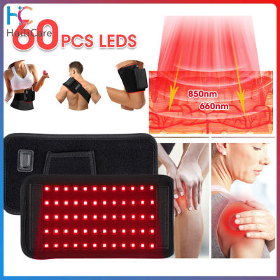 Hailicare Red Light Therapy Belt 660nm &amp; 850nm LED Red Light Promote Wound Healing Heating Wrap for Knee Wrist Ankle Leg Arm Neck Pain Relief Relaxing Muscle Fade Wrinkles and Scars Skin Rejuvenation