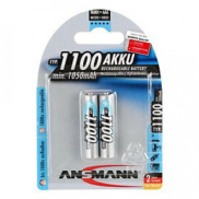 Pin sạc ANSMANN đũa AAA dung lượng cao 1100mah vỉ 2 viên