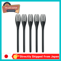 【จัดส่งตรงจากญี่ปุ่น】 Nagao Tsubame Sanjo Heat Resistant Plastic Soft Fork Set Black Made In Japan, Top Japansese Outdoor Brand, Camp Goods,BBQ Goods,Goods For Outdoor Activities,สินค้ากลางแจ้งคุณภาพสูง,การเพลิดเพลินกับธรรมชาติ