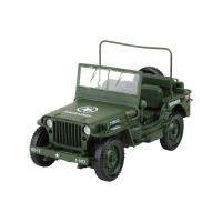 ล้อแม็กDiecast 1:18 สำหรับJEEPทหารยุทธวิธีโมเดลรถบรรทุกเปิดHoodเพื่อเปิดเผยเครื่องยนต์สำหรับเด็กตุ๊กตาคริสต์มาสกวางเรนเดียร์826