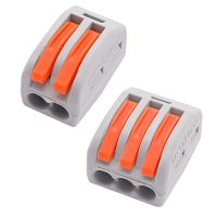 30/20 Pcs 2/3/5 (10 Each) Port Wire Conductor Compact Wire Connectors Fast Connection Terminal Suitable For Multiple Types Of Wires