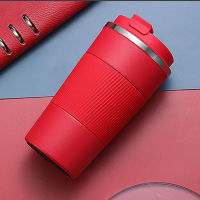 380ml510ml Double Stainless Steel Coffee Thermos Mug with Non-slip Case Car Vacuum Flask Travel Insulated Bottle