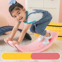 Kids Rocker Board Seesaw Board PE 60kg Load Bearing การฝึกทางกายภาพ Kids Balance Toy สำหรับเด็กวัยหัดเดิน