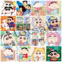 【hot sale】 ✥ B02 20x20cm Framed PBN DIY Children Digital Oil Painting By Numbers Paint by numbers on canvas Crayon Shin-chan