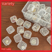 Variety ✨Hot Sale✨ 10ชิ้นกล่องเล็กกล่องพลาสติกสี่เหลี่ยมพกพาได้กล่องเก็บเครื่องประดับกล่องเก็บของบรรจุภัณฑ์สำหรับใส่ต่างหู