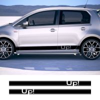 สติกเกอร์ไวนิล ลายกราฟฟิค Volkswagen VW UP สําหรับติดตกแต่งประตูรถยนต์ 2 ชิ้น