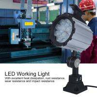 12W 24V Waterproof CNC Machine 12LED Working Light Lamps Short Arm Lighting For