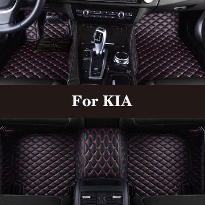 ✚ↂ❂ Fully Enclosed Waterproof Abrasion-Resistant Car Floor Mat For KIA K2/3/5 Rio Cerato Sportage Optima Maxim Niro Car Accessories