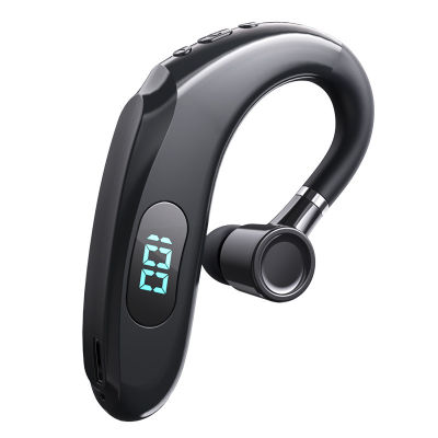 ZP Q20 Business Bluetooth-compatible Headset Digital Display Ear-hook Headphones Stereo Noise Reduction Earphone
