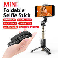 Wireless Mini Selfie Stick ขาตั้งกล้องแบบพับได้ Monopod แบบขยายได้พร้อม Bluetooth Remote Shutter สำหรับ Android 14 Phone