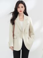 Uniqlo 2023 New Fashion version Designed Internet celebrity small suit womens jacket 2023 spring and autumn new casual fashion high-end temperament suit top