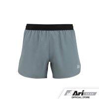 ARI WOMENS ALLROUND 3" RUNNING SHORTS - GREY/BLACK/SILVER กางเกงวิ่งหญิง อาริ ออราวนด์ สีเทา