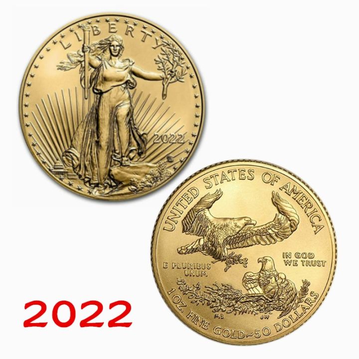 2022-collectible-coins-united-states-statue-of-liberty-challenge-coin-usa-bald-eagle-commemorative-collection-souvenir-gift