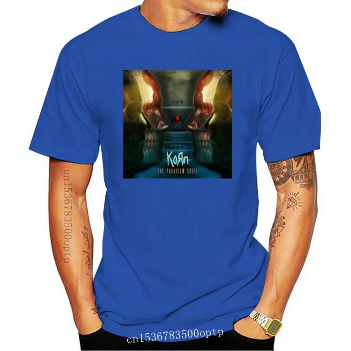 new-korn-the-paradigm-shift-metal-band-เสื้อยืดผู้ชายสีดำขนาด-s-3xl