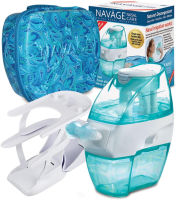 Navage Nasal Irrigation Essentials Bundle: Navage Nose Cleaner, 20 SaltPods, Triple-Tier Countertop Caddy, Plus 10 Bonus SaltPods and Paisley Travel Case