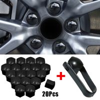 20Pcs Car Wheel Nut Caps Auto Hub Screw Cover Bolt Rims Exterior Decoration Special Socket Protection Dust Proof 17mm 19mm 21mm