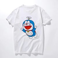 เสื้อยืดพรีเมี่ยมHH Doraemon เสื้อยืดลายโดเรม่อน เสื้อยืดผ้าฝ้าย