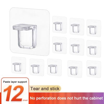 【CW】 4/10/20pc Adhesive Shelf Support Pegs Closet Cabinet Wall Hangers Holders