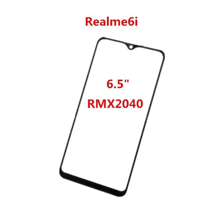 หน้าจอด้านหน้า-oca-ชิ้นส่วนอะไหล่กระจกสำหรับ-realme-5-5i-5s-pro-6-6i-6s-7-7i-7pro-8-8-pro-แสดงสัมผัสแผงแอลซีดี