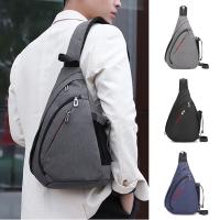 QianXing Shop 1 PC Large Capacity Oxford Cloth Chest Pack Outdoor Hiking Sport Travel Crossbody Shoulder Bag