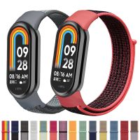 Watch band for Mi Band 8 Strap Bracelet Wristband Correa Nylon Loop Replacement sport pulsera watchband for xiaomi Miband 8 NFC Straps