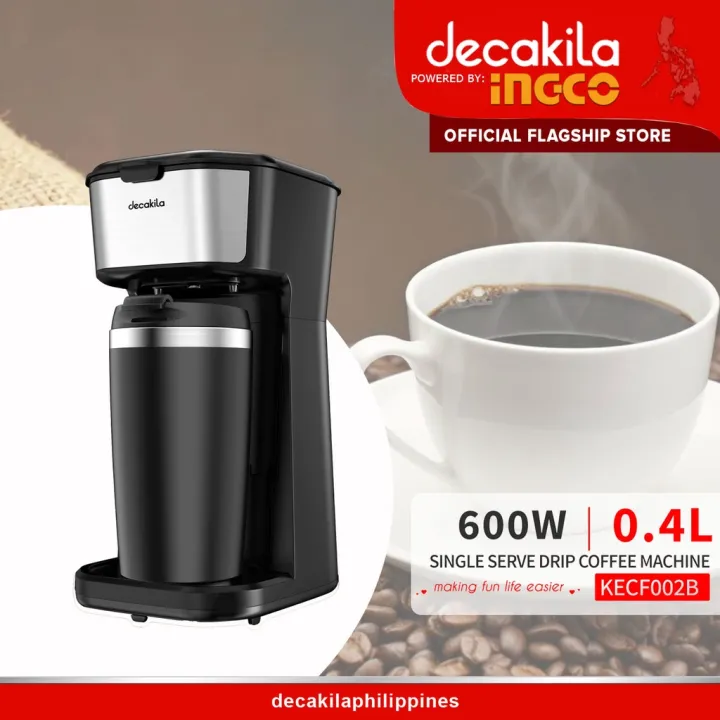 Decakila KECF002B Single Serve Drip Coffee Machine Coffee Maker 0.4L