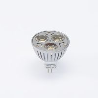 หลอด LED MR16 12V แสงวอร์ม WarmWhite 4W รุ่น P01-MR16-12V-3x1W 3000K