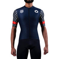 Hot Black Sheep Pro Team Aero เสื้อขี่จักรยานแขนสั้น Aero Race Cut ด้วยผ้าน้ำหนักเบาสำหรับผู้ชายและผู้หญิงเสื้อสีชมพู