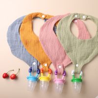 ✴۞ 1Set 100 Cotton Bibs Cloth Saliva Towel Food Nibbler Infant Triangle Scarf Absorbent Burp Cloth Feeding Newborn Fruit Vegetable