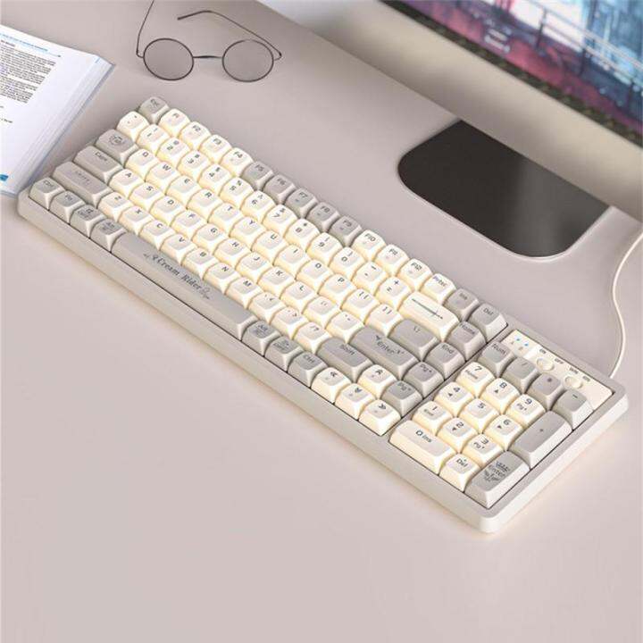 Hot Langtu GK102 Mechanical Keyboard Of Wired Plug Red Axis Backlight
