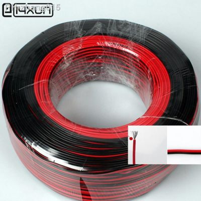 20 meters Electrical Wire Tinned Copper 2 Pin insulated PVC Extension LED Strip Cable Red Black Wire Electric Extend Cord