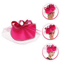 Fianmall Fascinator Hat Bandband Tea Tea Hat Hait ชิ้นผมมีเสน่ห์ทรงผมสไตล์ผม