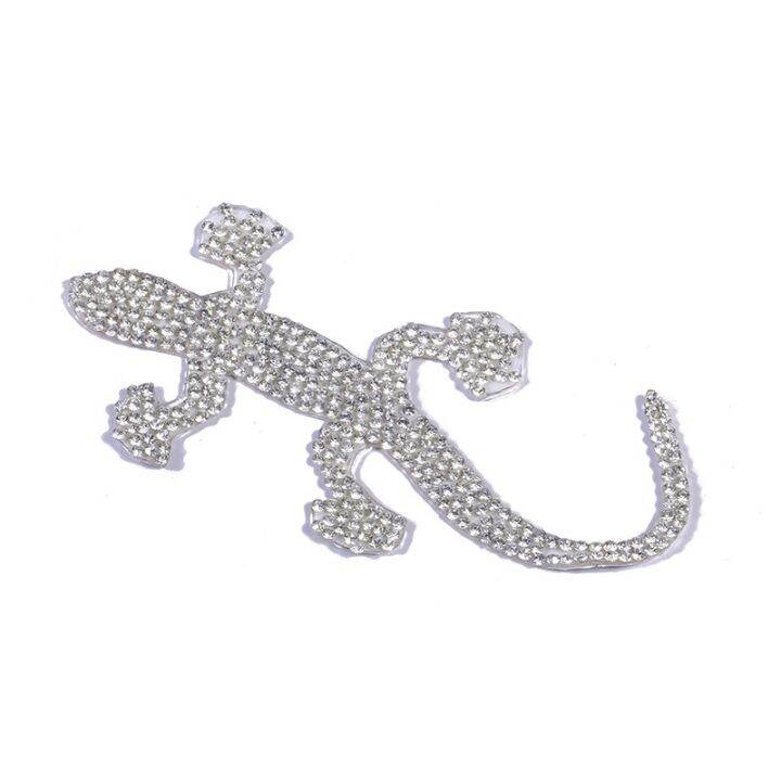 hotx-dt-rhinestone-gecko-dog-iron-on-patches-for-clothing-appliques-sticker-badge-apparel-decoration