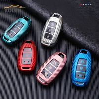 ☾▥ Carbon Fiber TPU Car Smart Key Case Cover Shell Fob For Hyundai i30 i40 ix35 KONA Solaris Grandeur IG Accedt Santa Fe Palisade