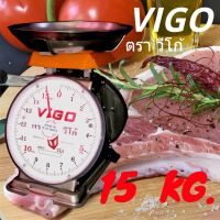 VIGO เครื่องชั่งแสตนเลส จานกลม 15 กิโล