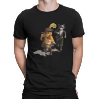 Puss In Boots The Heartbreaking Bittersweet Tale Of The West Creative Tshirt For Men Running Round Neck Basic T Shirt 【Size S-4XL-5XL-6XL】