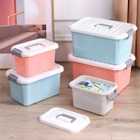 Plastic storage box thickened storage box clothing portable organizer box toy storage box home organization